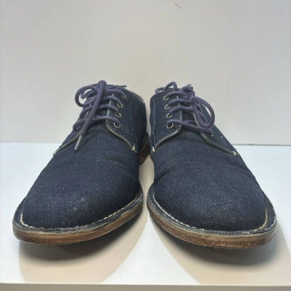 Cole Haan Grand OS Mens Oxfords Shoes Navy Blue Lace Up‎ Round Toe Low Top